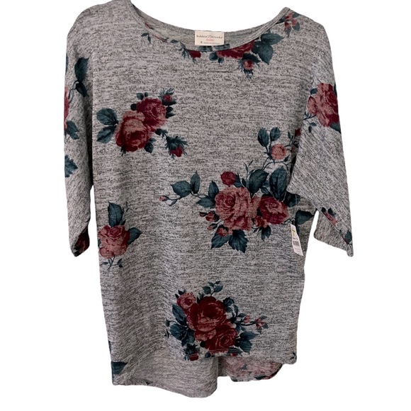 NWT Bobbie Brooks Woman's Floral Sweater Sz S - Picture 2 of 5